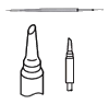 Cartuchos C105 biselados para Estaciones Microsoldadura NASE/NANE
